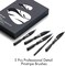 ARTIFY 5-Piece Pinstriping Brush Set, Mixed Squirrel & Goat Hair, Professional Detail Script Liner, Scroll, Sword, Dagger, Striper for Lettering & Detailing